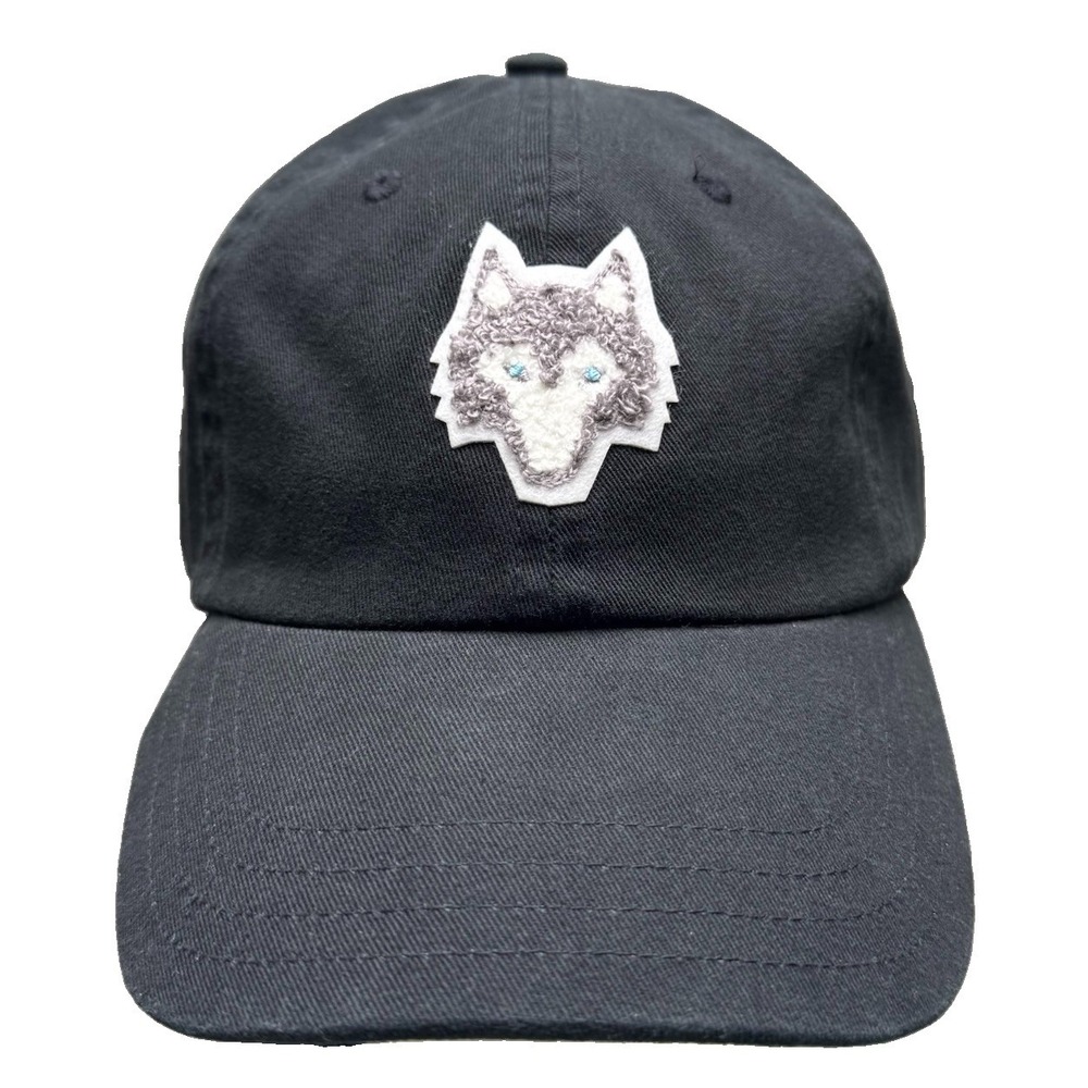 Greyson Golf Hat Adult One Size Fits Most Adjustable Black Wolf Embroidered New